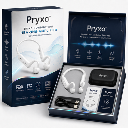 💖💥Limited-time offer! 🔥Pryxo™ Bone Conduction Hearing Aids — Hear the sounds you should hear! ✅Made in the USA